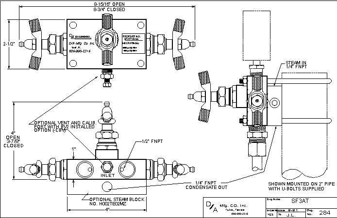 SF3AT Outline Drawing